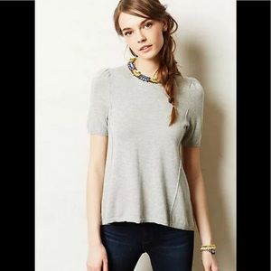 Anthropologie MOTH Beaded Neckline Sweater